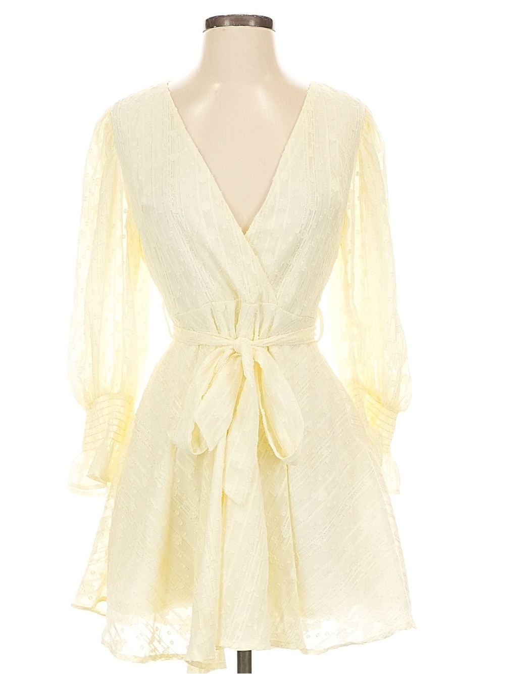 NWT Altar'd State Ivory Faux Wrap Dress